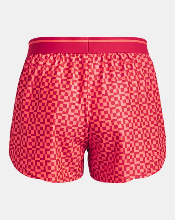 Women's UA Play Up No Limits Shorts, Red, pdpMainDesktop image number 5